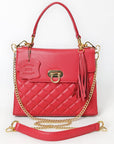 Never Mind Western Cross Body Genuine Leather Handbag Purse Wallet Bag For Women Girls