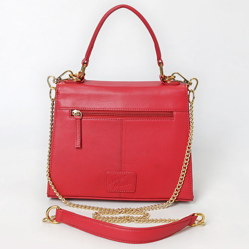Never Mind Western Cross Body Genuine Leather Handbag Purse Wallet Bag For Women Girls