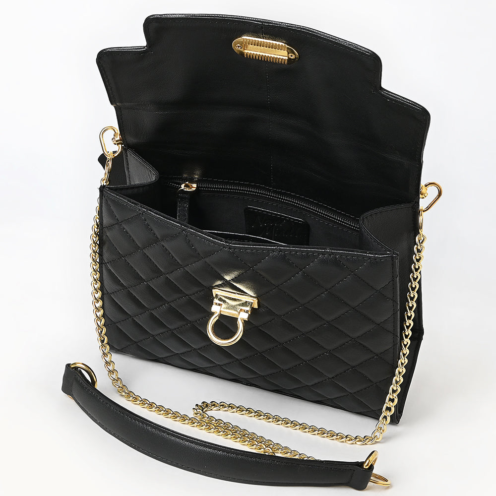 Never Mind Western Cross Body Genuine Leather Handbag Purse Wallet Bag For Women Girls
