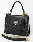 Never Mind Western Cross Body Genuine Leather Handbag Purse Wallet Bag For Women Girls