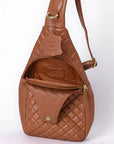 Never Mind  Sling Genuine Leather Women Bag Western Handbag Purse