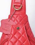 Never Mind  Sling Genuine Leather Women Bag Western Handbag Purse
