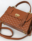 Never Mind Western Cross Body Genuine Leather Handbag Purse Wallet Bag For Women Girls