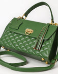 Never Mind Western Cross Body Genuine Leather Handbag Purse Wallet Bag For Women Girls