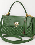 Never Mind Western Cross Body Genuine Leather Handbag Purse Wallet Bag For Women Girls
