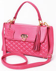 Never Mind Western Cross Body Genuine Leather Handbag Purse Wallet Bag For Women Girls
