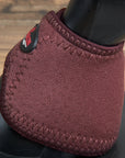 Hilason Western Horse No Turn Bell Boots Leg Protection Durable Brown Medium