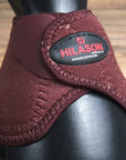 Hilason Western Horse No Turn Bell Boots Leg Protection Durable Brown Medium