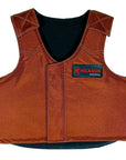 Hilason Western Horse Riding Safety Protective Kids Junior Youth Vest Equestrian Brown