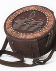American Darling Canteen Bag Beautifully Suede Leather women bag Handbag