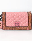 American Darling Crossbody Hand Tooled Genuine Leather Women Bag Western Handbag Purse