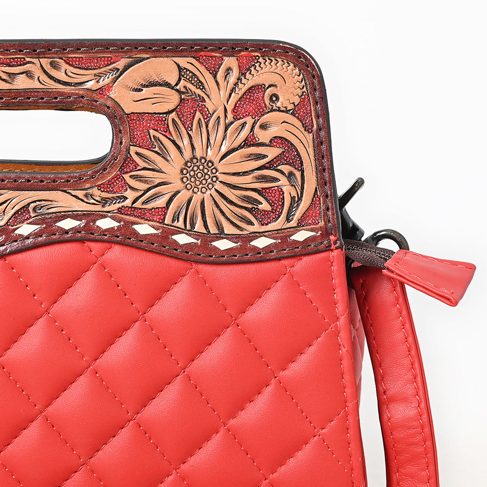 American Darling Clutch Hand Tooled Genuine Leather women bag western Bag