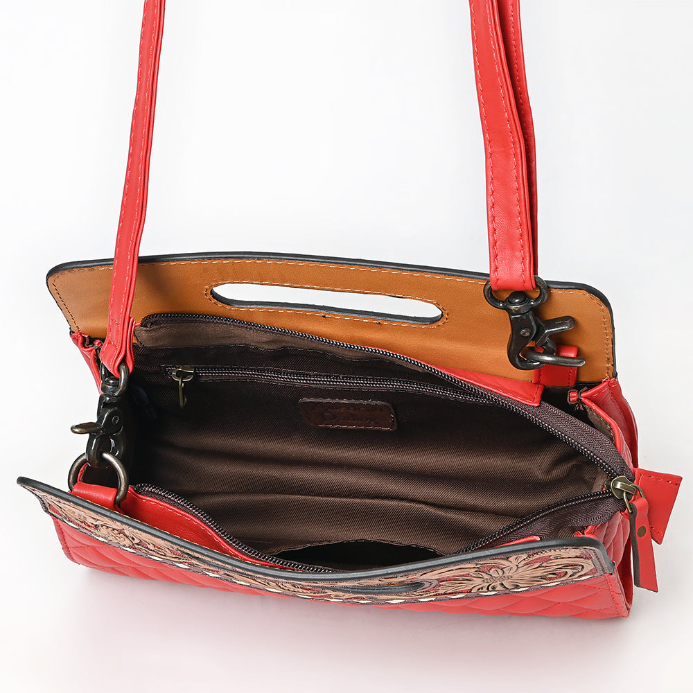 American Darling Clutch Hand Tooled Genuine Leather women bag western Bag