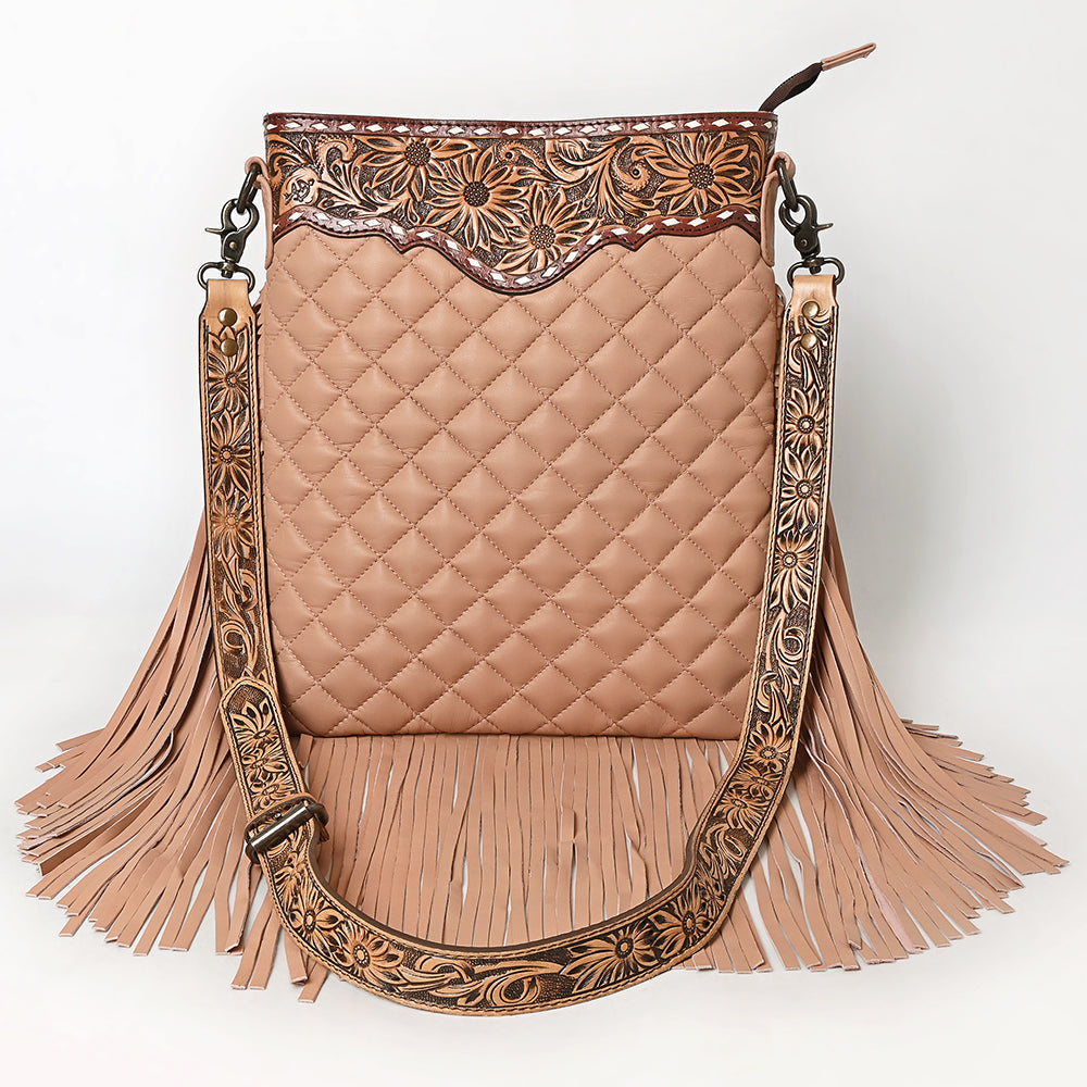 American Darling Crossbody Bucket Hand Tooled Genuine Western Leather Women Bag