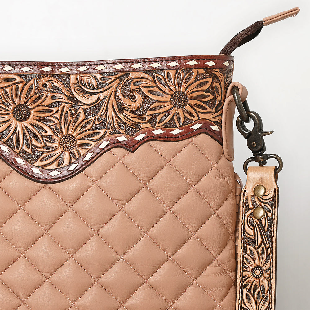 American Darling Crossbody Bucket Hand Tooled Genuine Western Leather Women Bag