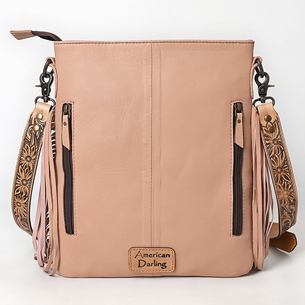 American Darling Crossbody Bucket Hand Tooled Genuine Western Leather Women Bag