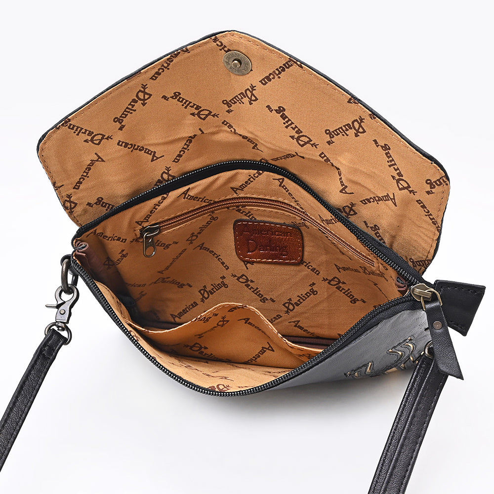 American Darling Envelope Beautifully full grain Genuine Leather women handbag