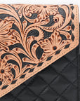 American Darling Envelope Bag Beautifully Hand Tooled Leather women