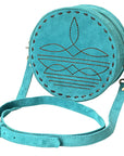 American Darling Canteen Genuine Suede Leather women bag western handbag purse