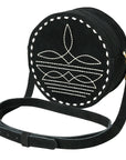 American Darling Canteen Genuine Suede Leather women bag western handbag purse
