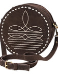 American Darling Canteen Genuine Suede Leather women bag western handbag purse