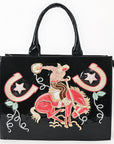American Darling Tote Genuine Leather Women Bag Western Handbag Purse