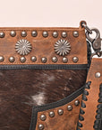 American Darling Women's Crossbody Bag Western Hair-On Genuine Leather Handbag