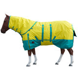 HILASON Western Horse Stable Turnout Blanket Quilted Blue