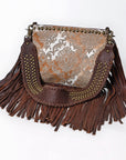 American Darling Crossbody Hair-On Genuine Leather Women Bag Western Handbag Purse