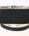 American Darling Crossbody Hand Tooled Hair On Genuine Leather Women Bag Western Handbag Purse