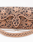 American Darling Small Crossbody Bag Beautifully Hand Tooled Leather women