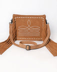 American Darling Crossbody Suede Genuine Leather Women Bag Western Handbag Purse