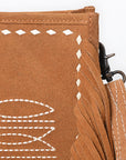 American Darling Crossbody Suede Genuine Leather Women Bag Western Handbag Purse