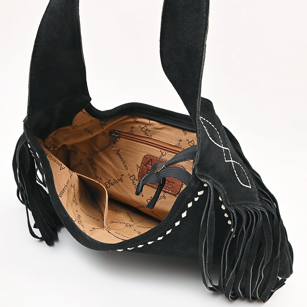 American Darling Shoulder Bag Beautifully hand tooled Genuine Leather women handbag