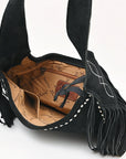 American Darling Shoulder Bag Beautifully hand tooled Genuine Leather women handbag