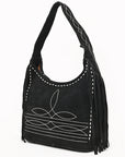 American Darling Shoulder Bag Beautifully hand tooled Genuine Leather women handbag