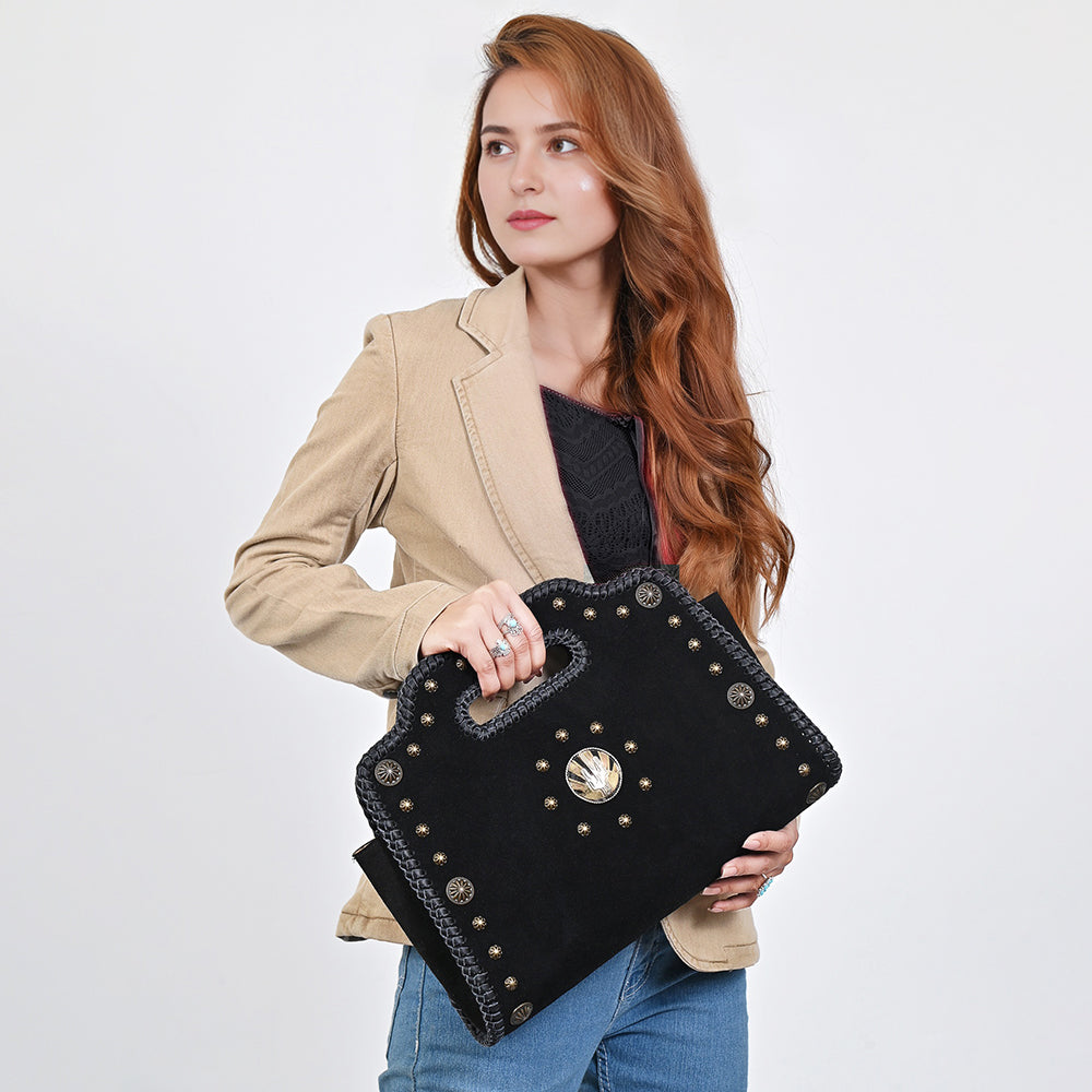 American Darling Clutch Beautifully Suede Genuine Leather women handbag Purse