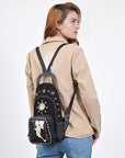 American Darling Sling Beautifully Hand Tooled Suede Genuine Leather women bag
