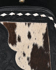American Darling Sling Beautifully Hand Tooled Suede Genuine Leather women bag