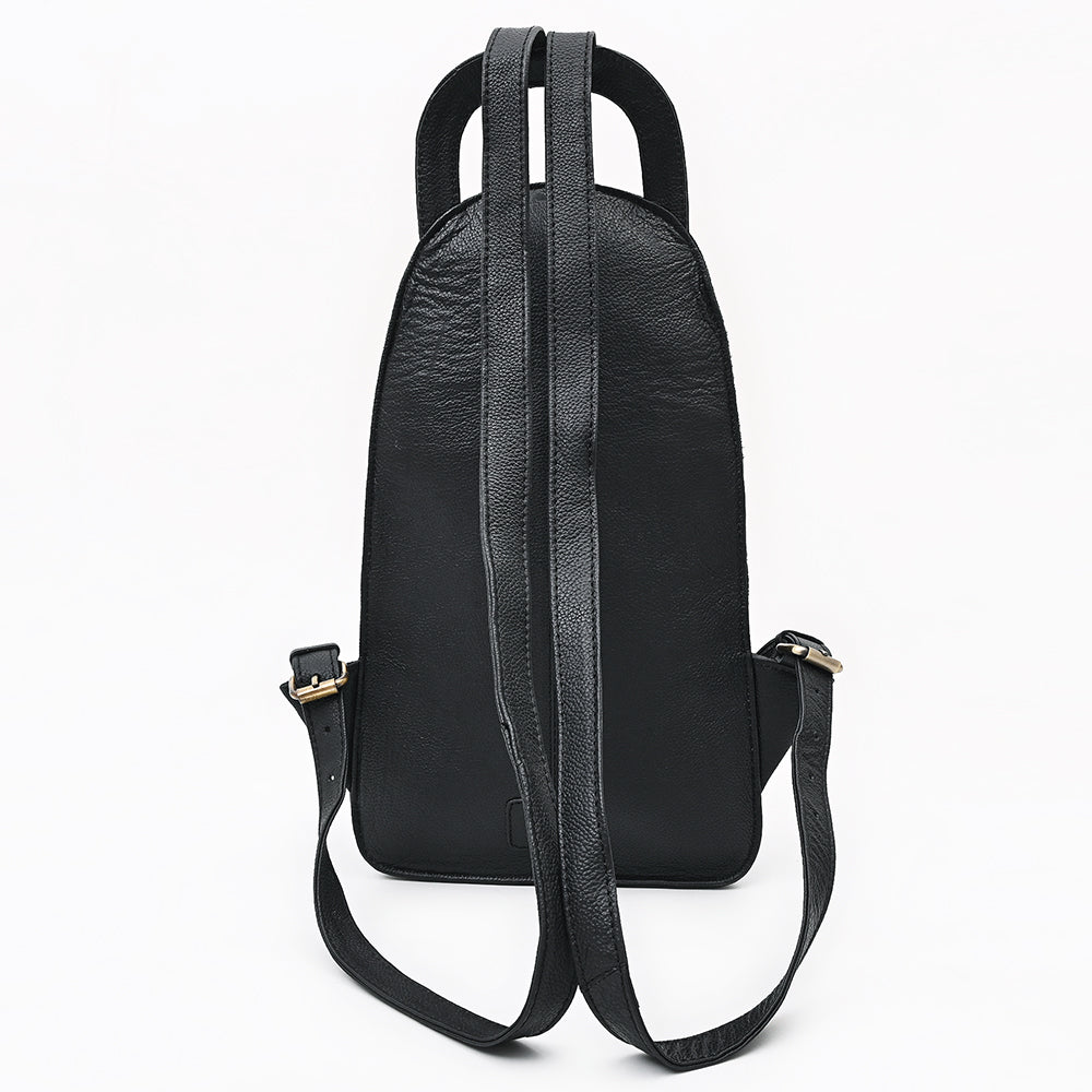 American Darling Sling Beautifully Hand Tooled Suede Genuine Leather women bag