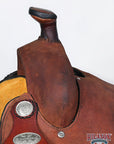 Hilason Western Horse Saddle American Leather Ranch Roping Cowboy