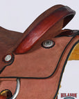 Hilason Western Horse Saddle American Leather Ranch Roping Cowboy