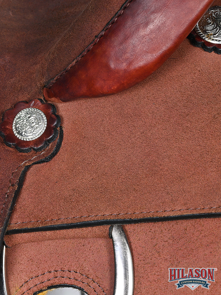 Hilason Western Horse Saddle American Leather Ranch Roping Cowboy