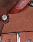 Hilason Western Horse Saddle American Leather Ranch Roping Cowboy