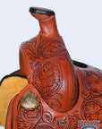 Hilason Western Horse Saddle American Leather Ranch Roping Cowboy