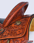 Hilason Western Horse Saddle American Leather Ranch Roping Cowboy