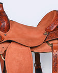 Hilason Western Horse Saddle American Leather Ranch Roping Cowboy