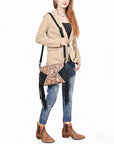 American Darling Envelope Beautifully Hand Tooled Genuine Leather women handbag
