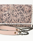 American Darling Women's Crossbody Western Hand Tooled Genuine Leather Handbag