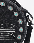 American Darling Canteen Bag Beautifully hand tooled Genuine Leather women handbag